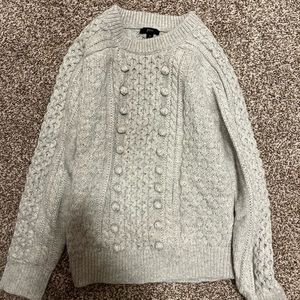 J Crew grey sweater